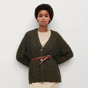 Mango Openwork knit cardigan new